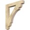 Ekena Millwork Olympic Craftsman Rough Sawn Bracket, Douglas Fir, 4"W x 30"D x 34"H BKT04X30X34OLY04RDF - alternate 1